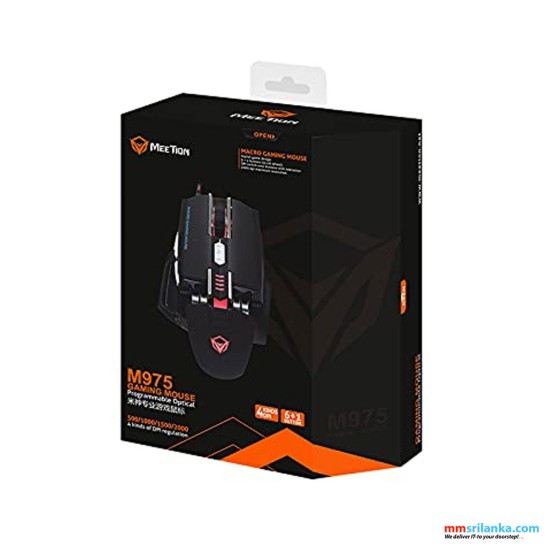 Meetion Mt-M975 Wired Optical Gaming Mouse (6M)